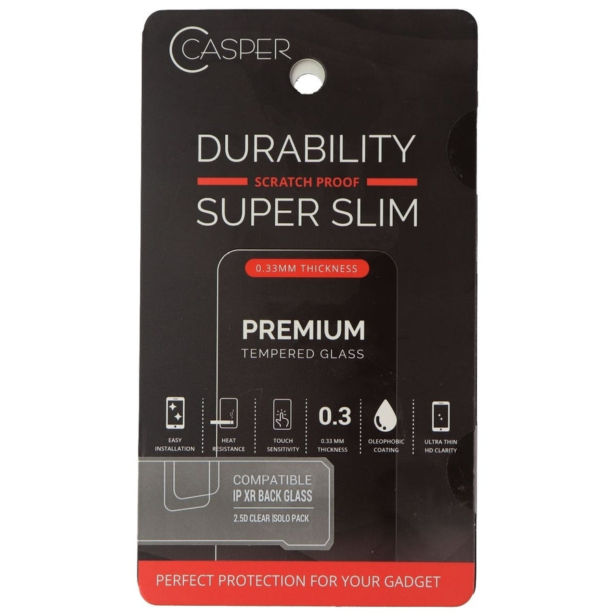Casper Premium 9H Tempered Back Glass for Apple iPhone XR - (Rear Glass Only) Image 1