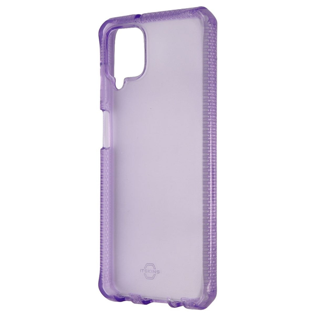 ITSKINS - Spectrum Clear - Designed for Samsung Galaxy A12 - Purple Image 1