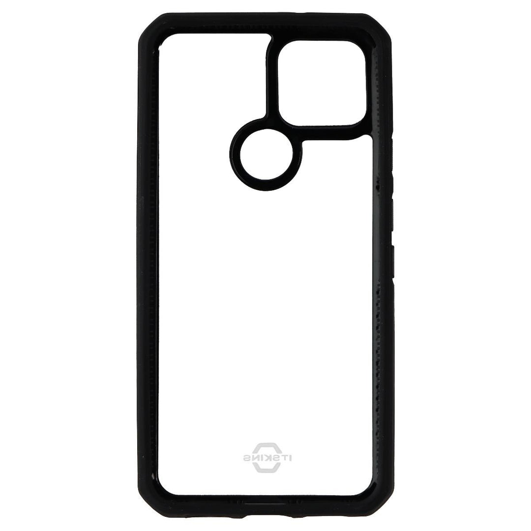 ITSKINS Hybrid Solid Series Case for Google Pixel 5 - Black/Clear Image 3