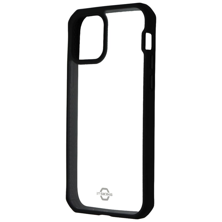 ITSKINS Hybrid Solid Case for Apple iPhone 12/12 Pro - Black and Transparent Image 1