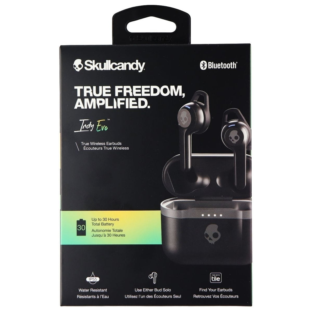 Skullcandy Indy Evo True Wireless In-Ear Earbuds - True Black Image 1