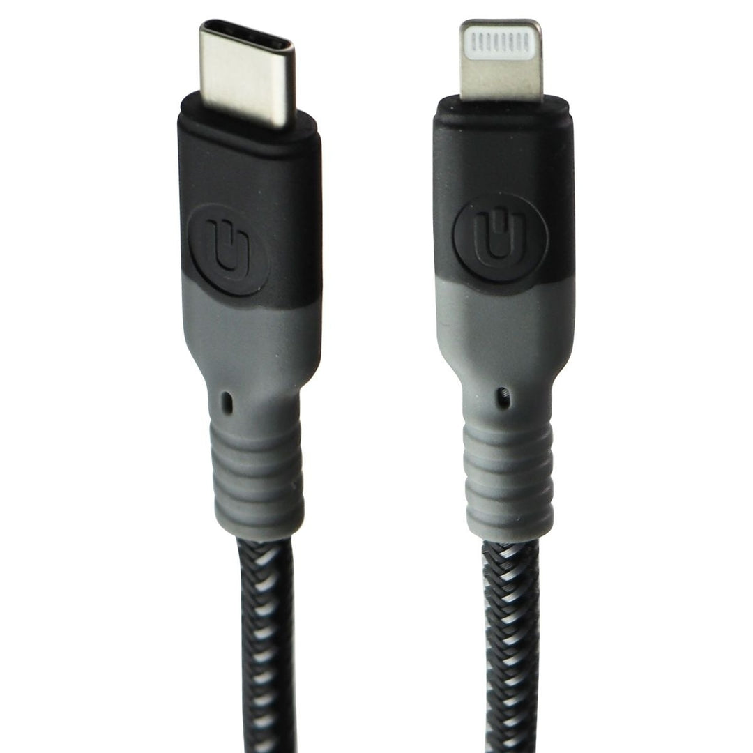 UBREAKIFIX (10-Ft) Durability USB-C to 8-Pin Cable for iPhone/iPad - Black Image 1