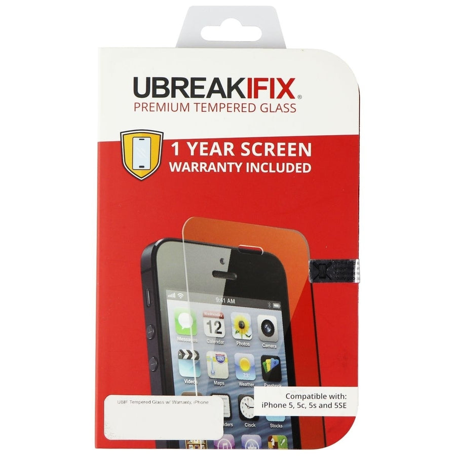 UBREAKIFIX Tempered Glass Screen Protector for Apple iPhone 5/5c/5s Image 1