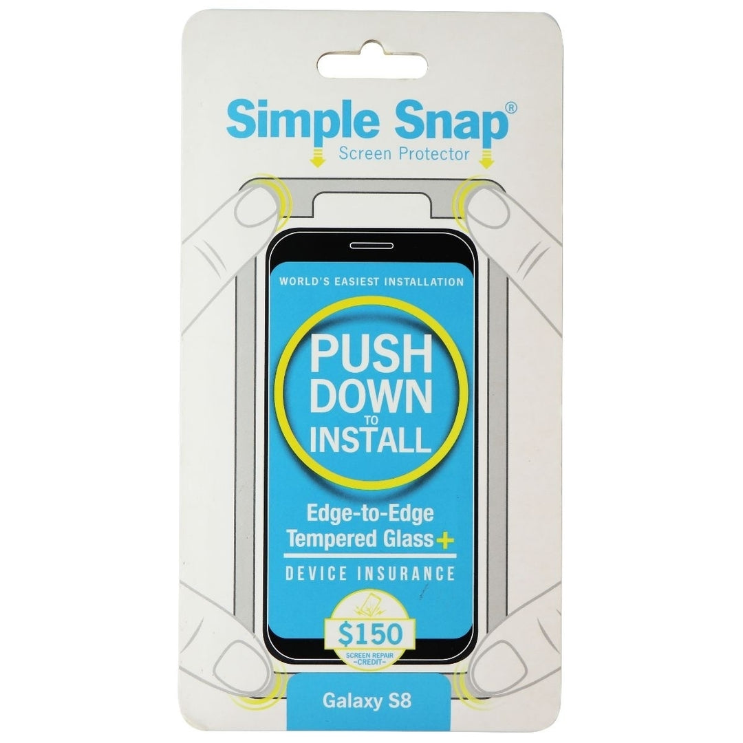 Simple Snap Screen Protector for Edge+Dp GS8 Blk - Clear Image 1