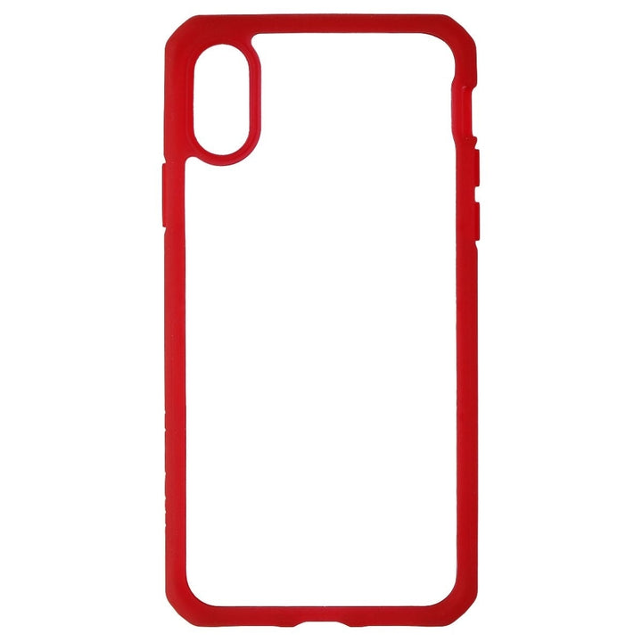 ITSKINS Hybrid Frost Case for Apple iPhone Xs/X (5.8 Inch) - Red / Transparent Image 2