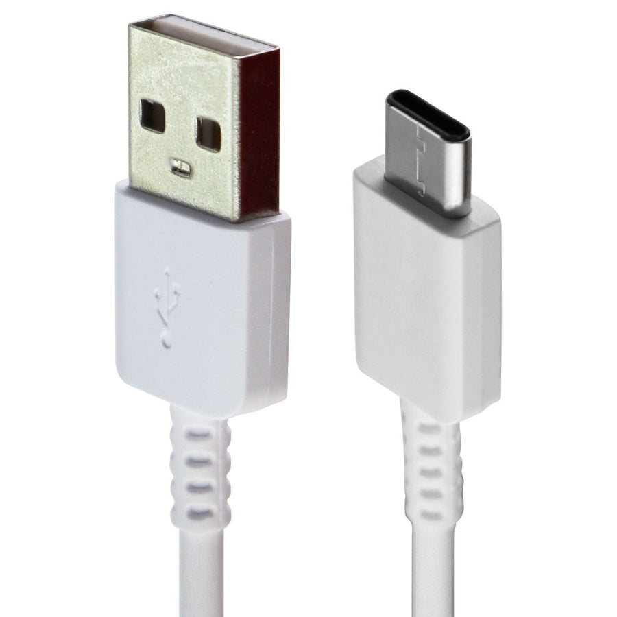 Samsung (2.5-Ft) USB to USB-C (Type C) Charge/Sync Cable - White (EP-DR140AWZ) Image 1