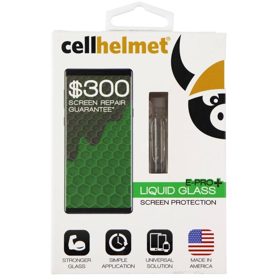 CellHelmet Liquid Glass E-Pro+ Screen Protector - Clear Image 1