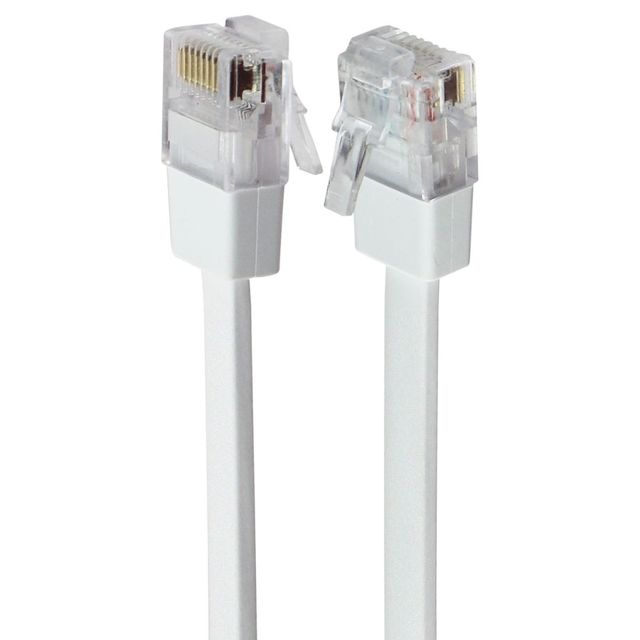 Google (6-Ft) Ethernet Cable RJ45 Gigabit Flat Network Cord - White (E321011) Image 1