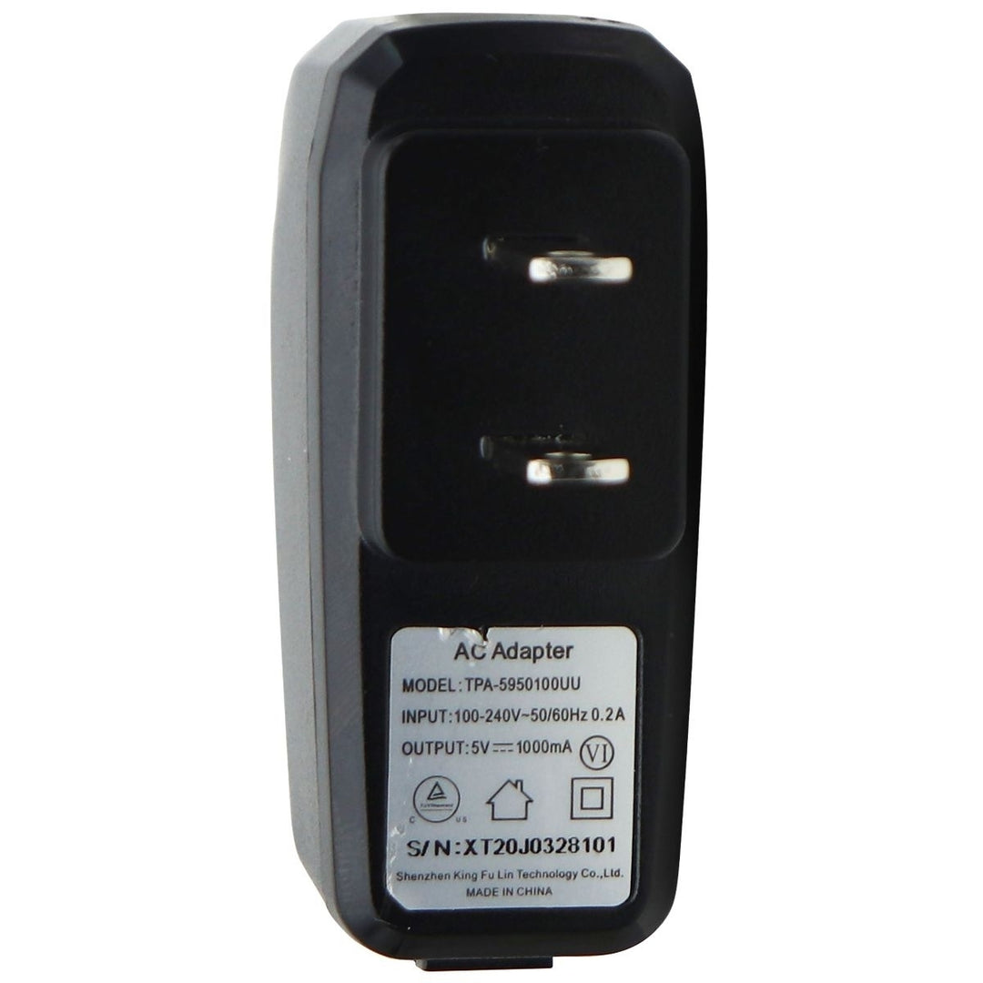 UMX Single USB Port AC Adapter (5v/1000mA) - Black Image 3