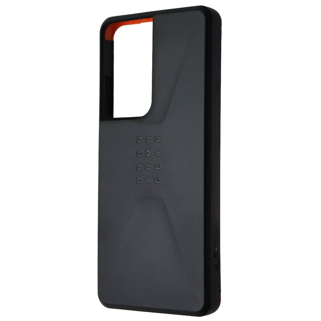 UAG Civilian Series Case for Samsung Galaxy S21 Ultra 5G - Black/Orange Image 1