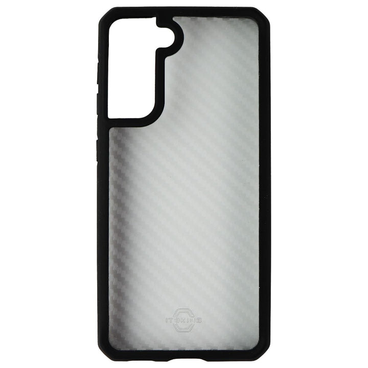 ITSKINS Hybrid Tek Series Case for Samsung Galaxy S21 4G/5G - Black/Clear Image 2