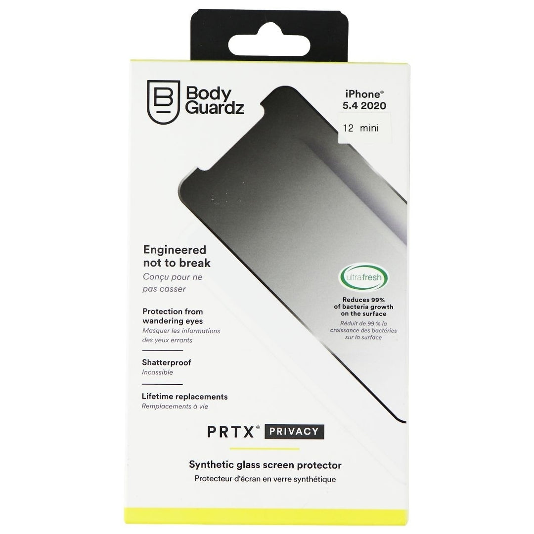 Bodyguardz PRTX Edge Privacy Screen Protector for for the iPhone 12 Mini Image 1