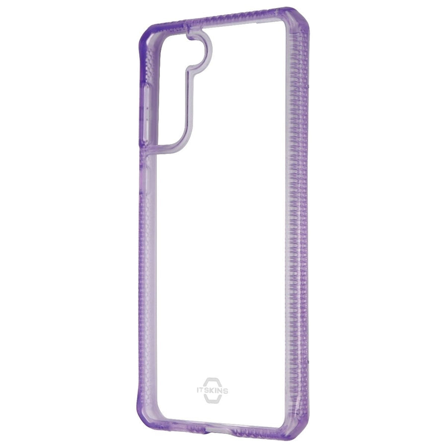 ITSKINS Hybrid Clear Series Case for Samsung Galaxy (S21+) 4G/5G - Purple/Clear Image 1
