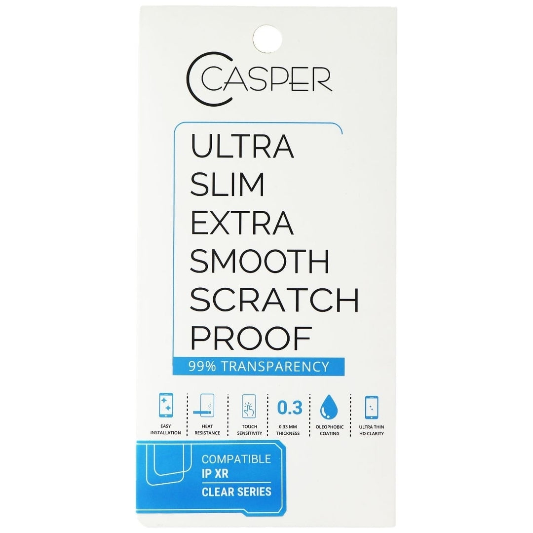 Casper Ultra Slim Clear Series Tempered Glass for Apple iPhone XR Image 1