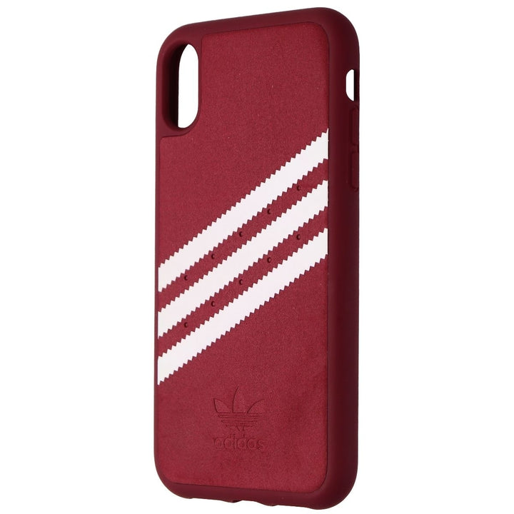 Adidas 3-Stripes Snap Case for Apple iPhone XR - Maroon Red Image 1