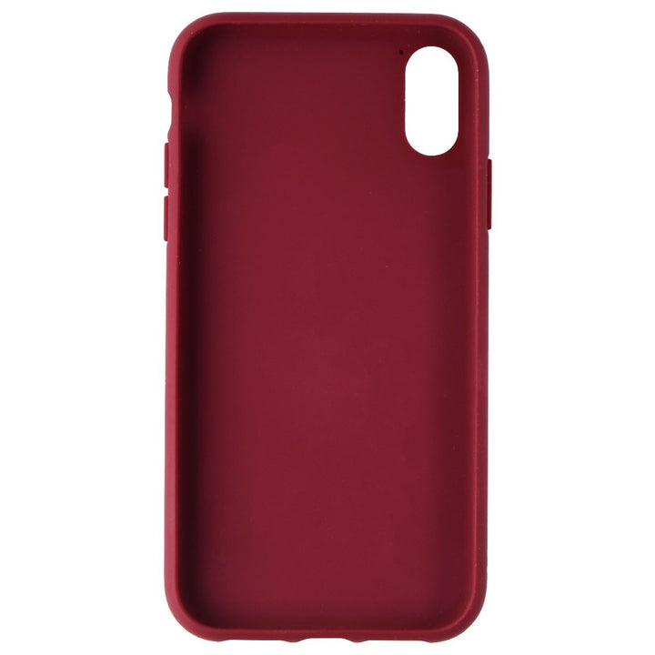 Adidas 3-Stripes Snap Case for Apple iPhone XR - Maroon Red Image 3