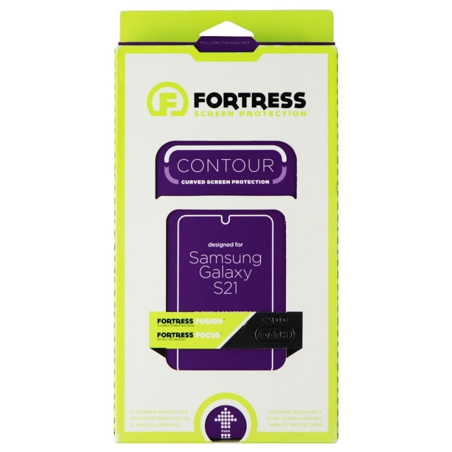 Fortress CONTOUR Curved Screen Protector for Samsung Galaxy S21 - Clear Image 1