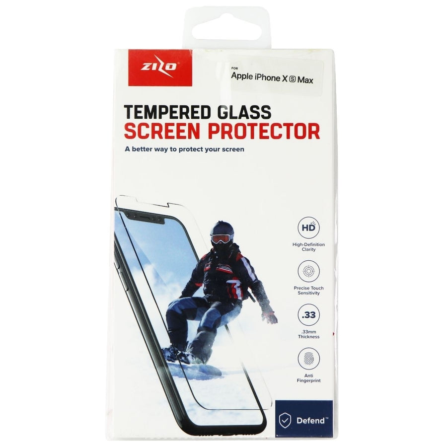 Zizo Glass Tempered Glass Screen Protector Compatible with iPhone Xs Max Image 1