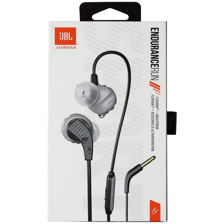 JBL Endurance RUN - Wired Sport In-Ear Headphones - Black Image 1