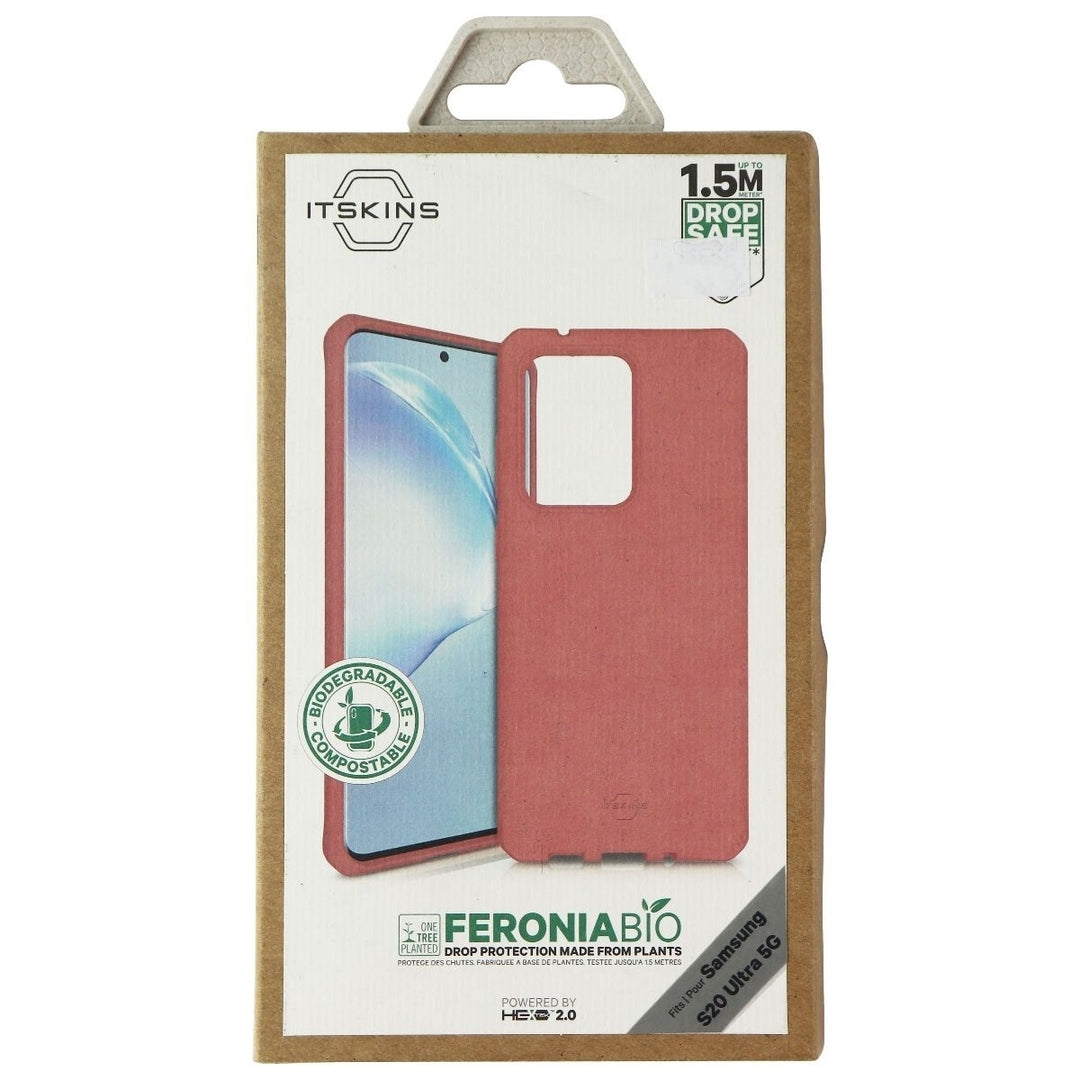 ITSKINS Feroniabio Terra Series Case for Samsung S20 Ultra 5G - Red Image 4