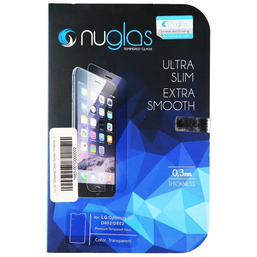 NuGlas Tempered Glass Screen Protector for LG Optimus G2 D802/D803 - Clear Image 1