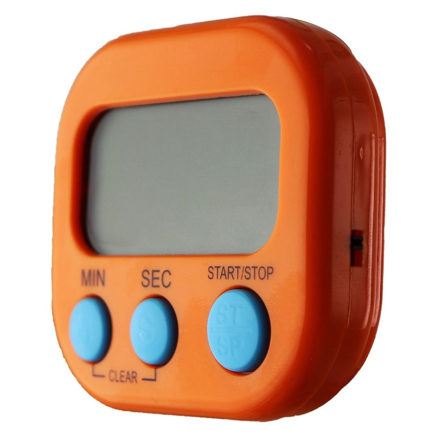 Kitchen Timer/Electronic Calculator (JS118) - Orange Image 1