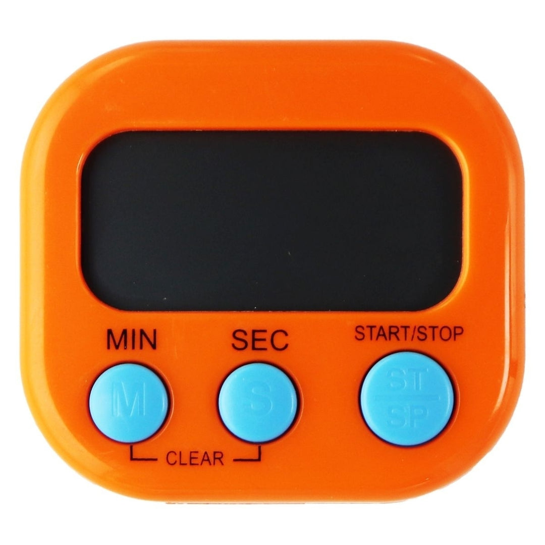 Kitchen Timer/Electronic Calculator (JS118) - Orange Image 2