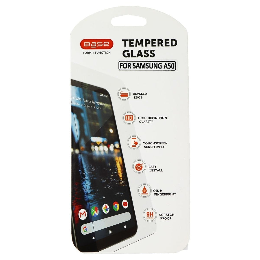 Base Tempered Glass Screen Protector for Samsung Galaxy A50 - Clear Image 1