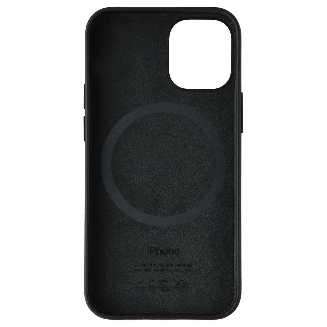 Apple Leather Case for MagSafe (for iPhone 12 mini) - Black ( MHKA3ZM/A) Image 3