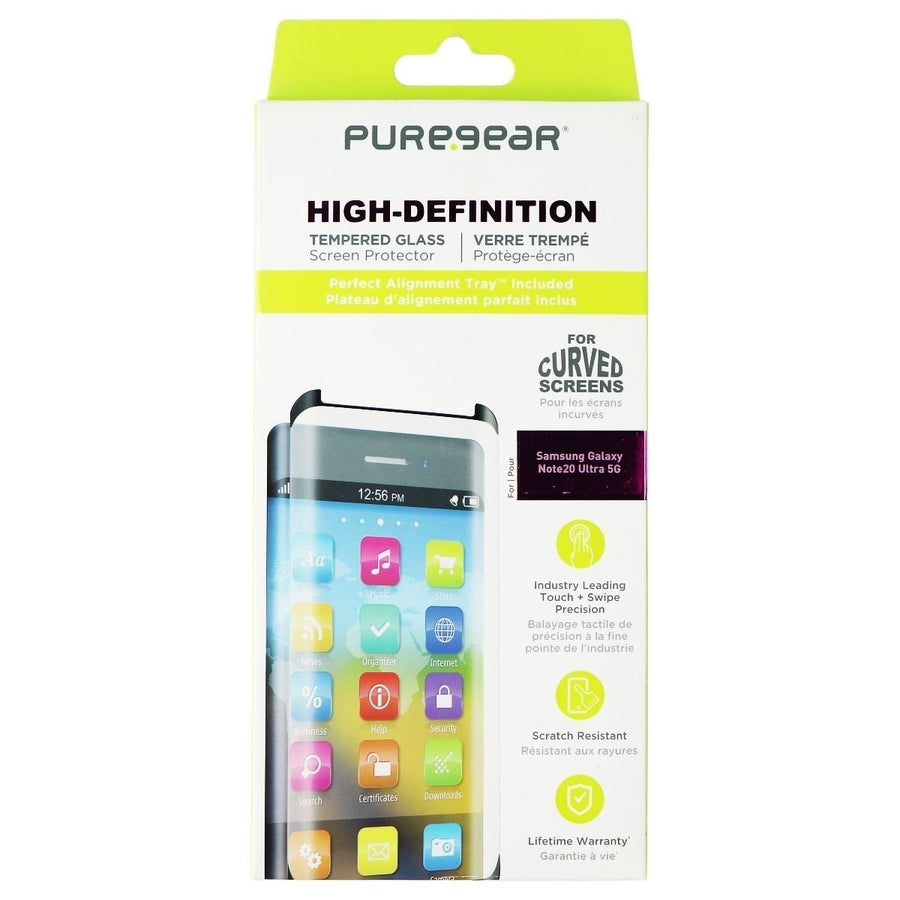 PureGear HD Tempered Glass Screen Protector for Samsung Galaxy Note20 Ultra Image 1