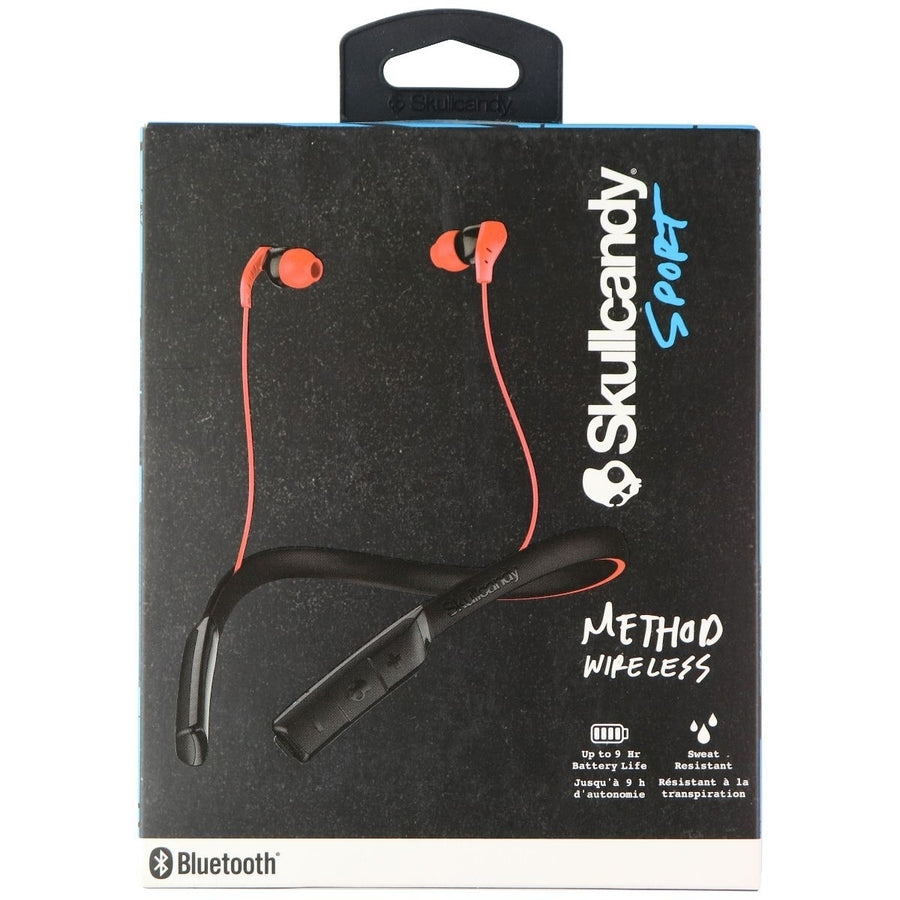 Skullcandy Sport Method Wireless Bluetooth Earbuds for all Smartphones - Red Image 1