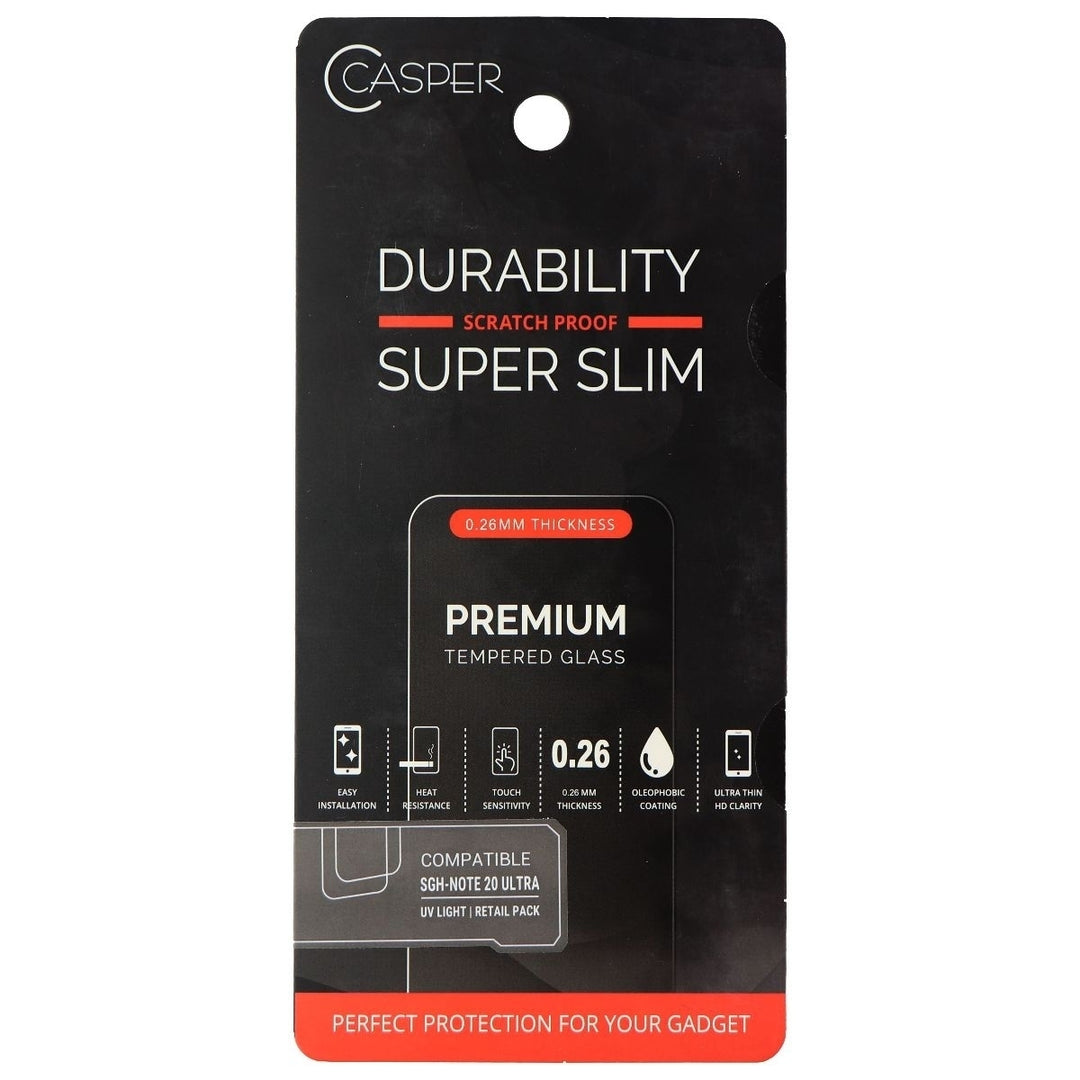 Casper Durability 0.26mm Slim Screen Protector for Samsung Galaxy Note20 Ultra Image 1