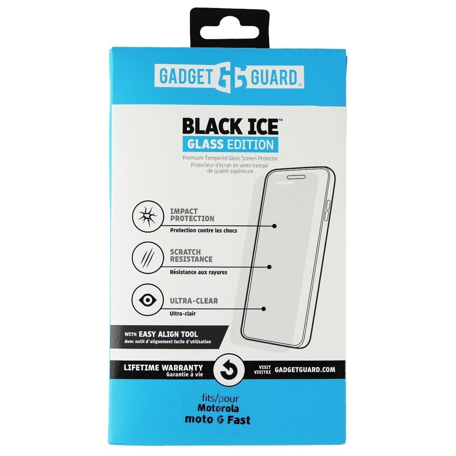 Gadget Guard Black Ice Edition Tempered Glass for Motorola Moto G Fast - Clear Image 1