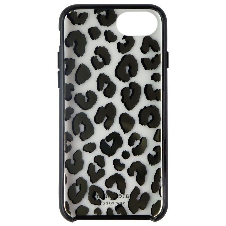 Kate Spade Hardshell Case for Apple iPhone SE (3rd Gen) - City Leopard Black Image 3