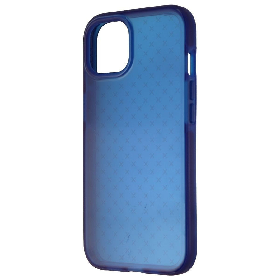 Tech21 Evo Check Series Flexible Gel Case for Apple iPhone 13 - Blue Image 1