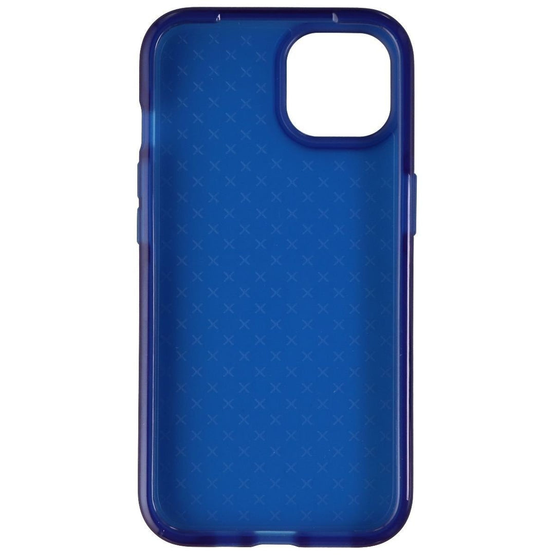 Tech21 Evo Check Series Flexible Gel Case for Apple iPhone 13 - Blue Image 3