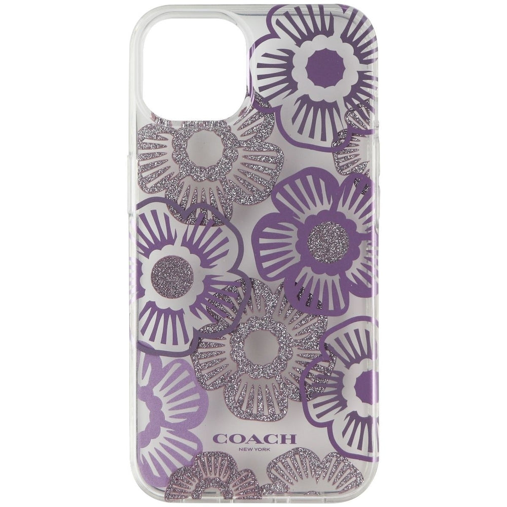 Coach Protective Case for Apple iPhone 13 - Tea Rose Ice Purple Image 2