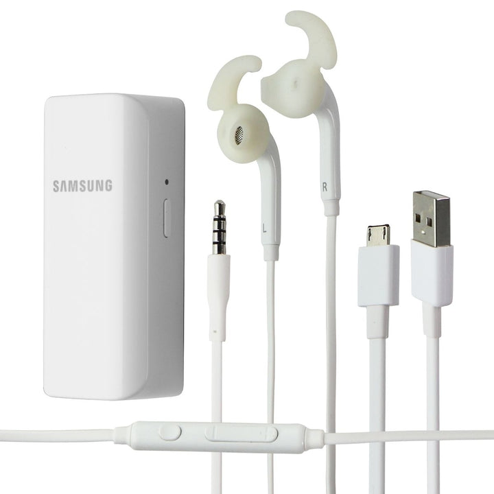 Samsung Power and Play Bundle - Active In-Ear Headset and Battery Pack - White Image 1