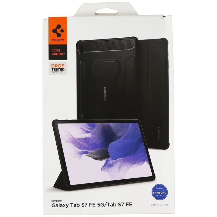 Spigen Core Armor Series Case for Samsung Galaxy Tab S7 FE/FE 5G - Black Image 4