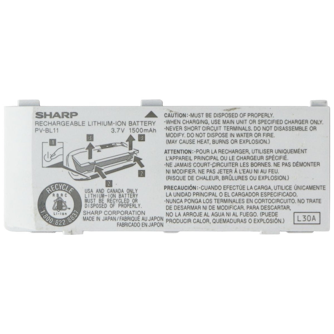 Sharp OEM Rechargeable Battery 3.7V 1500mAh PV-BL11 Image 1