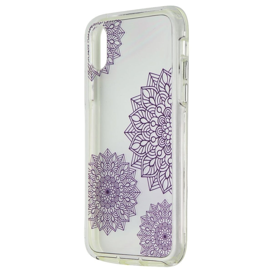 Nimbus9 Canvas Series 2 Piece Case for Apple iPhone Xs/X - Purple/Clear Image 1