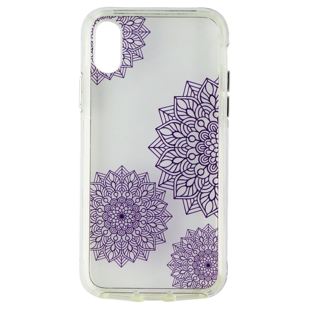 Nimbus9 Canvas Series 2 Piece Case for Apple iPhone Xs/X - Purple/Clear Image 2