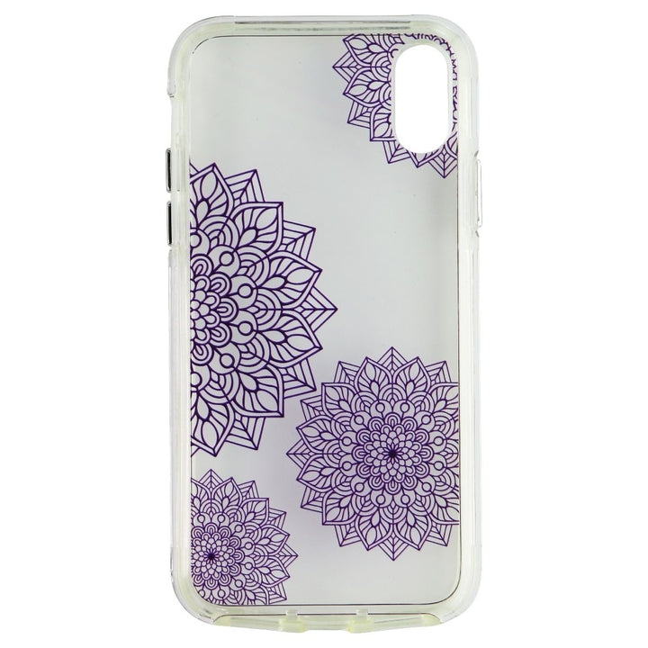 Nimbus9 Canvas Series 2 Piece Case for Apple iPhone Xs/X - Purple/Clear Image 3