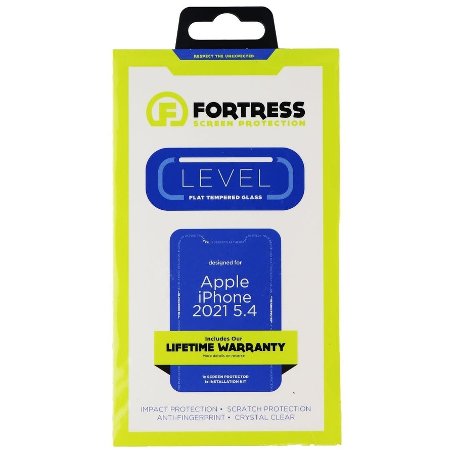 Fortress Screen Protector Premium Tempered Glass for iPhone 13 Mini - Clear Image 1