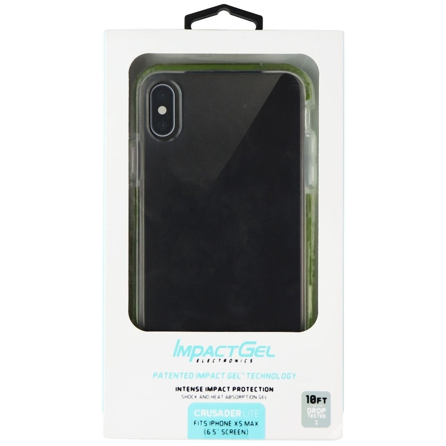 Impact Gel Crusader Lite Series Case for Apple iPhone Xs Max - Green / Clear Image 1