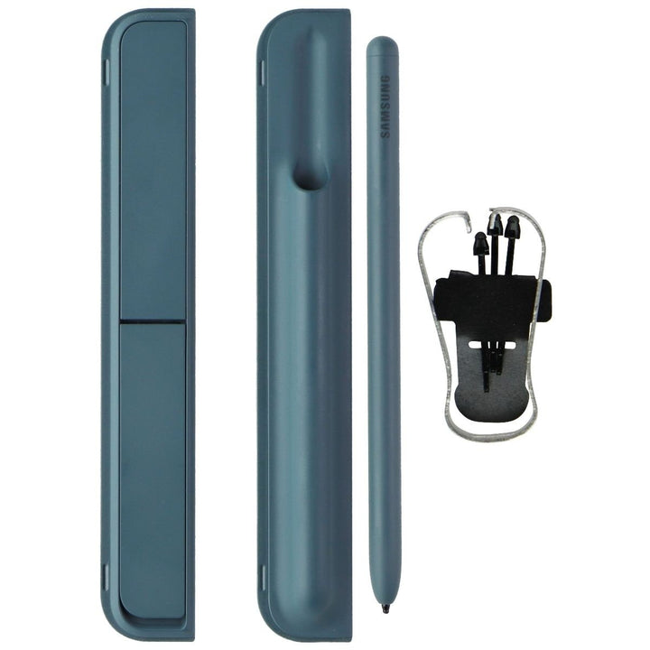 Samsung Official Standing Cover with Pen for Galaxy Z Fold4 - Gray Green Image 4