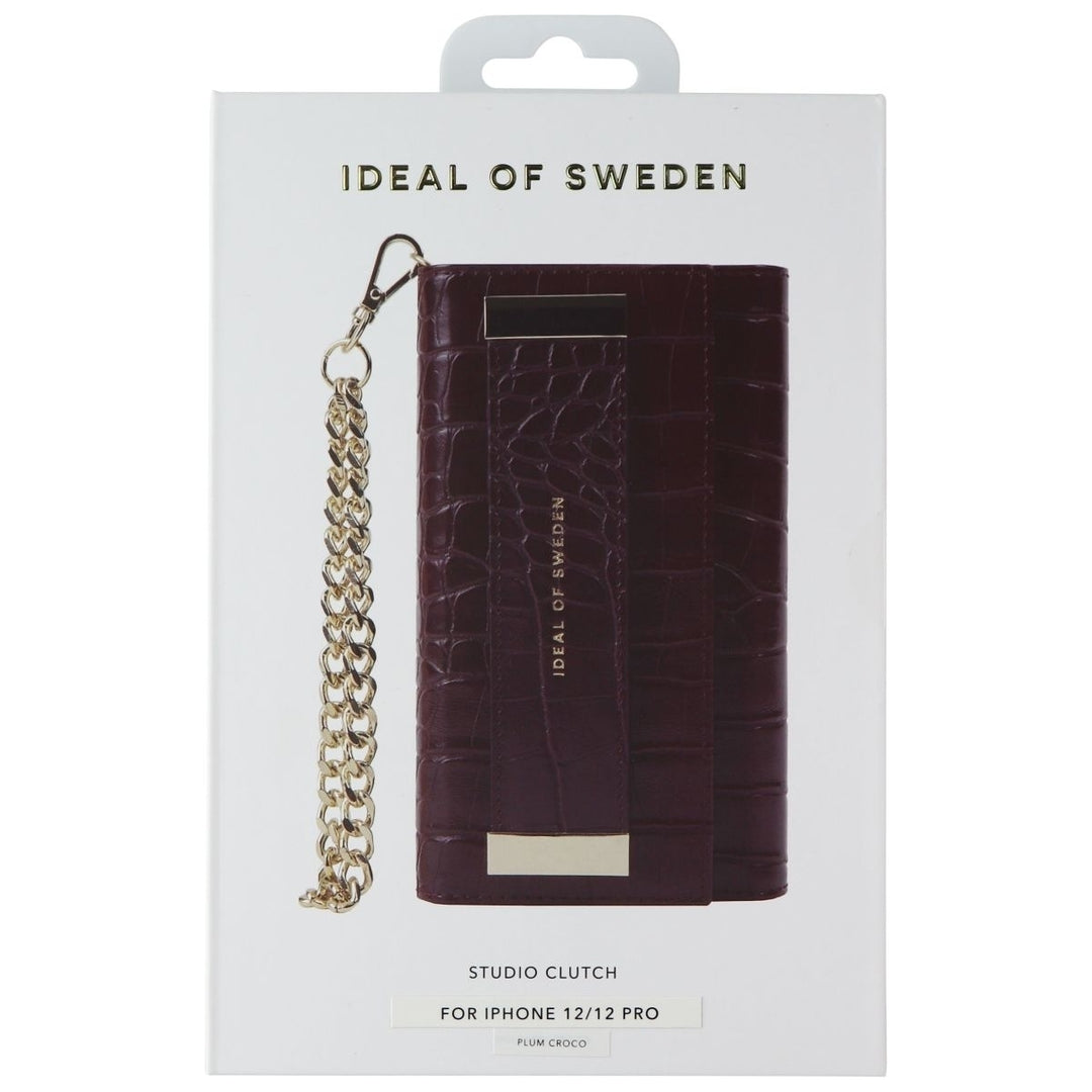 iDeal of Sweden Studio Clutch Wallet Case for Apple iPhone 12/12 Pro - Plum Image 1