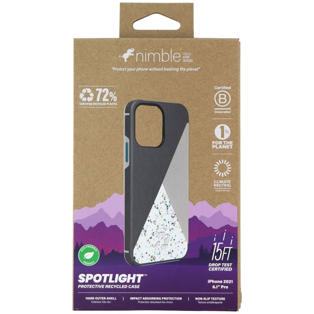 Nimble Spotlight Series Case for Apple iPhone 13 Pro - Gray/Teal/Multi Image 4