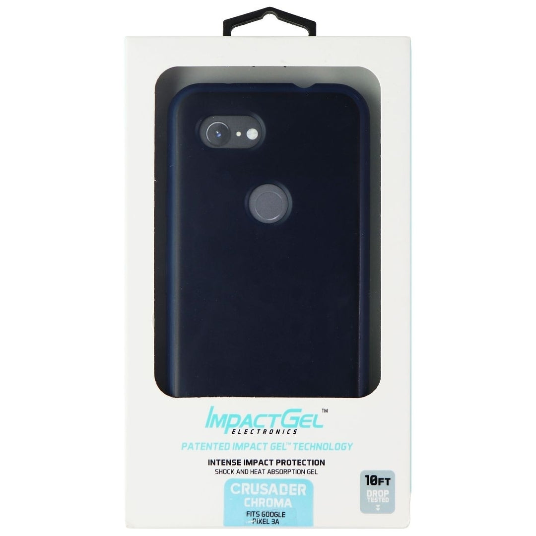 Impact Gel Crusader Chroma Series Case for Google Pixel 3a - Blue Image 1