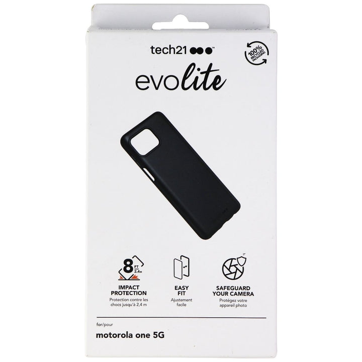 Tech21 Evo Lite Series Case for Motorola One (5G) - Black Image 4